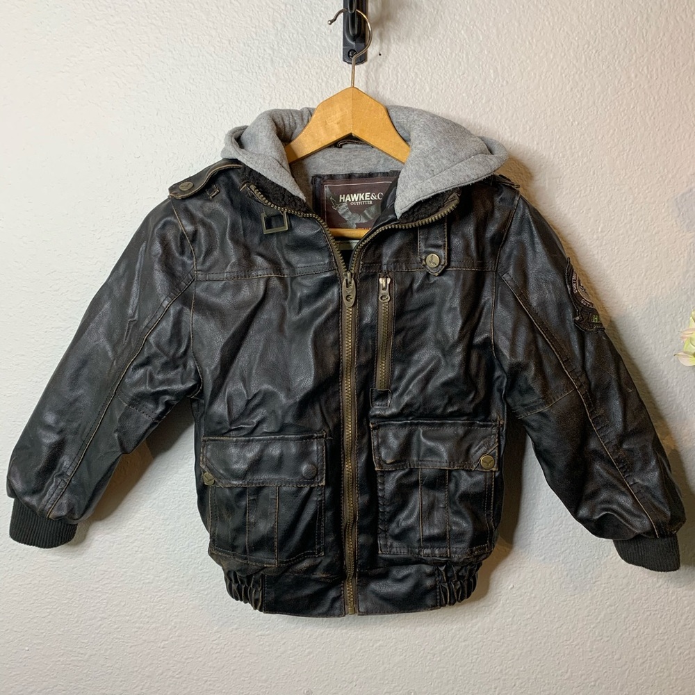 Boys’ Hawks & Co Outfitter Hooded Bomber Jacket